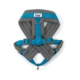 Ancol Viva Medium Blue Padded Dog Harness