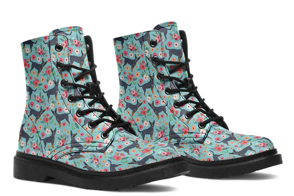 Australian Cattle Dog Flower Boots