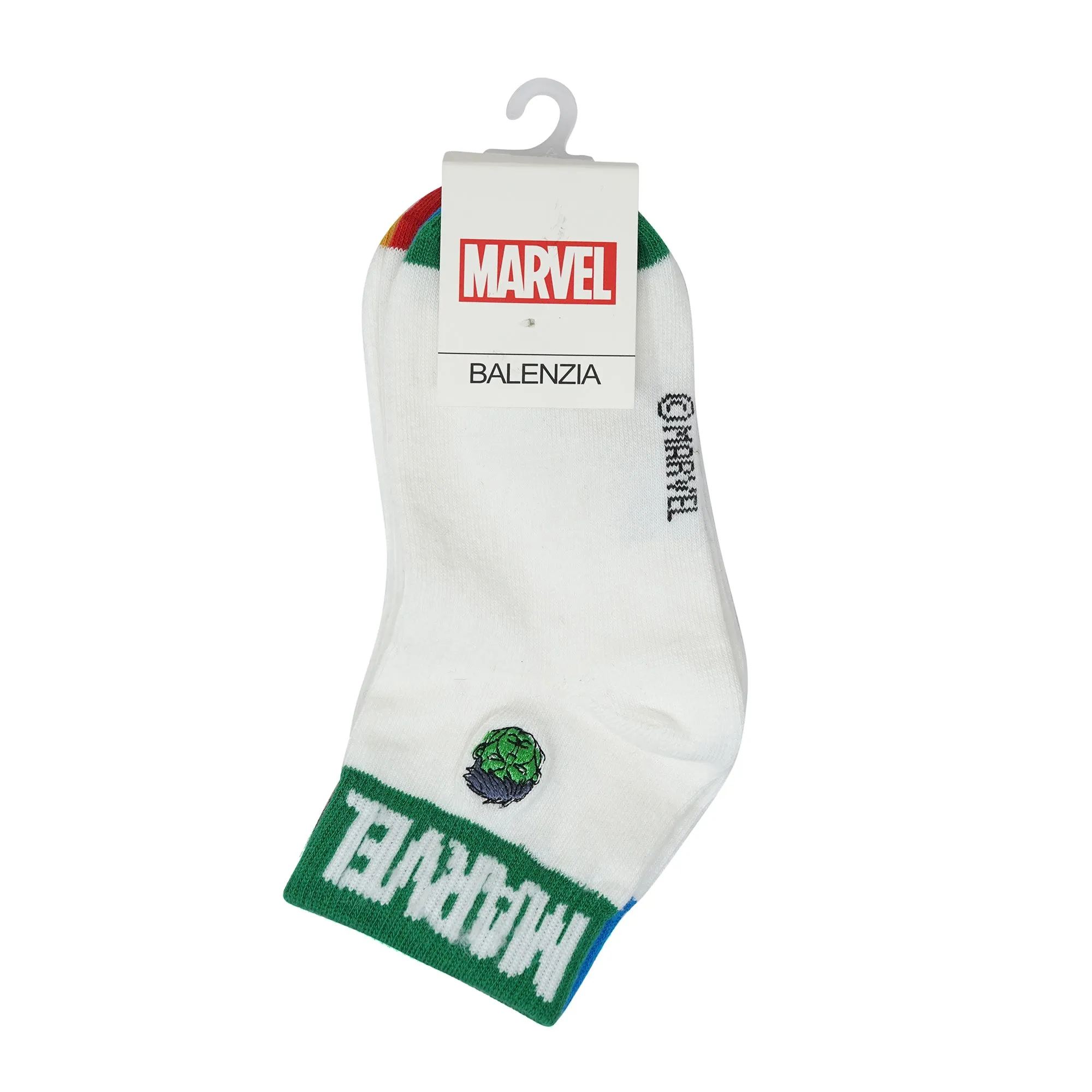 BALENZIA X MARVEL HIGH ANKLE SOCKS FOR KIDS | PACK OF 4 PAIRS/1U