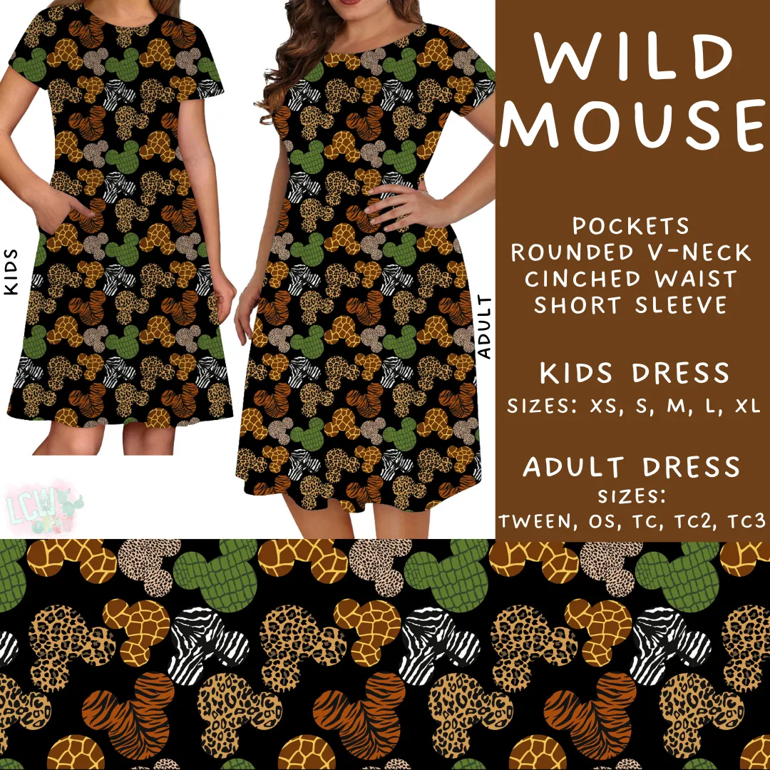 Batch #239 - Magical Faves 9 - Closes 11/18 - ETA early/mid Jan - Wild Mouse Adult & Kids Dresses