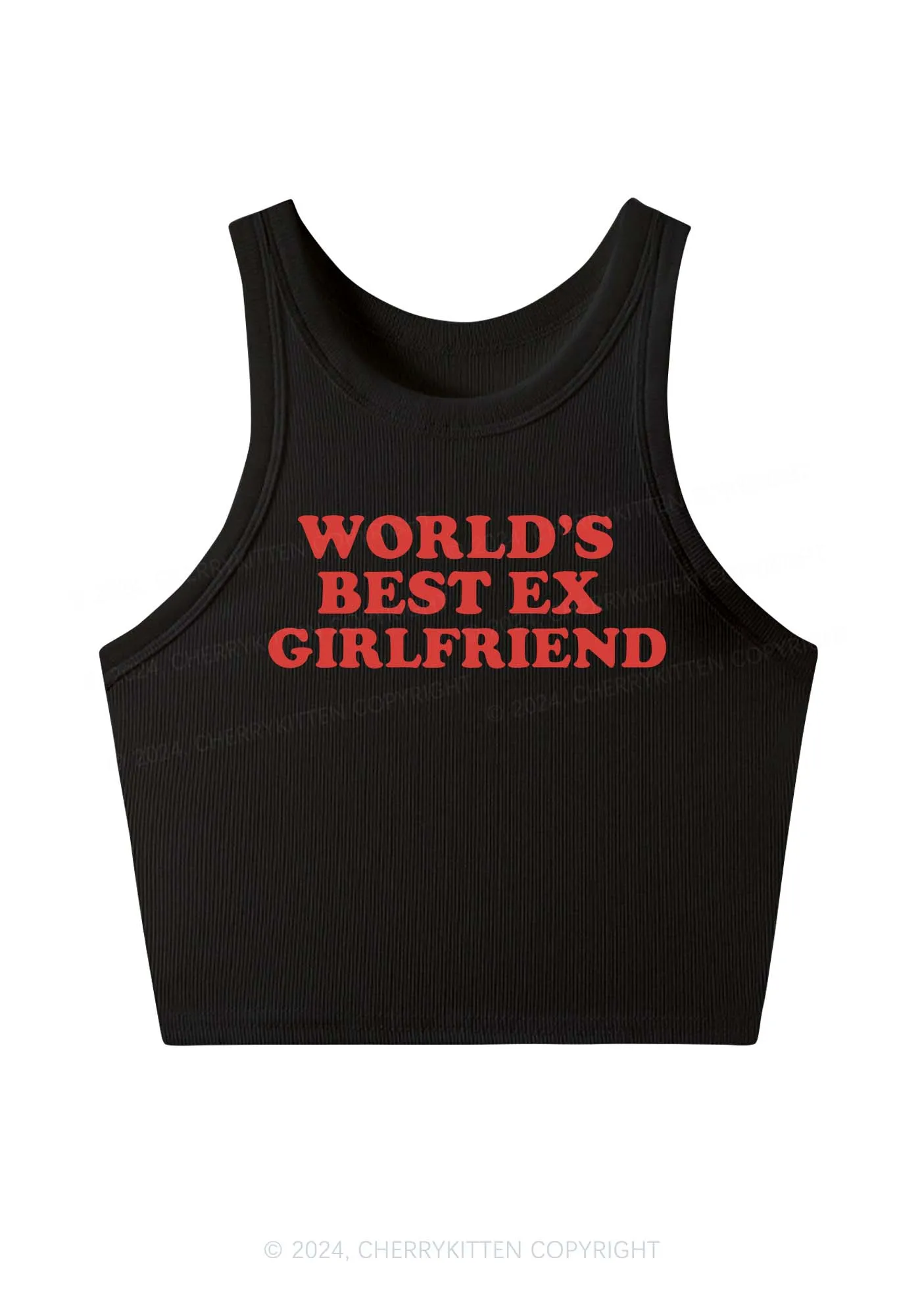 Best Ex Girlfriend Y2K Crop Tank Top Cherrykitten