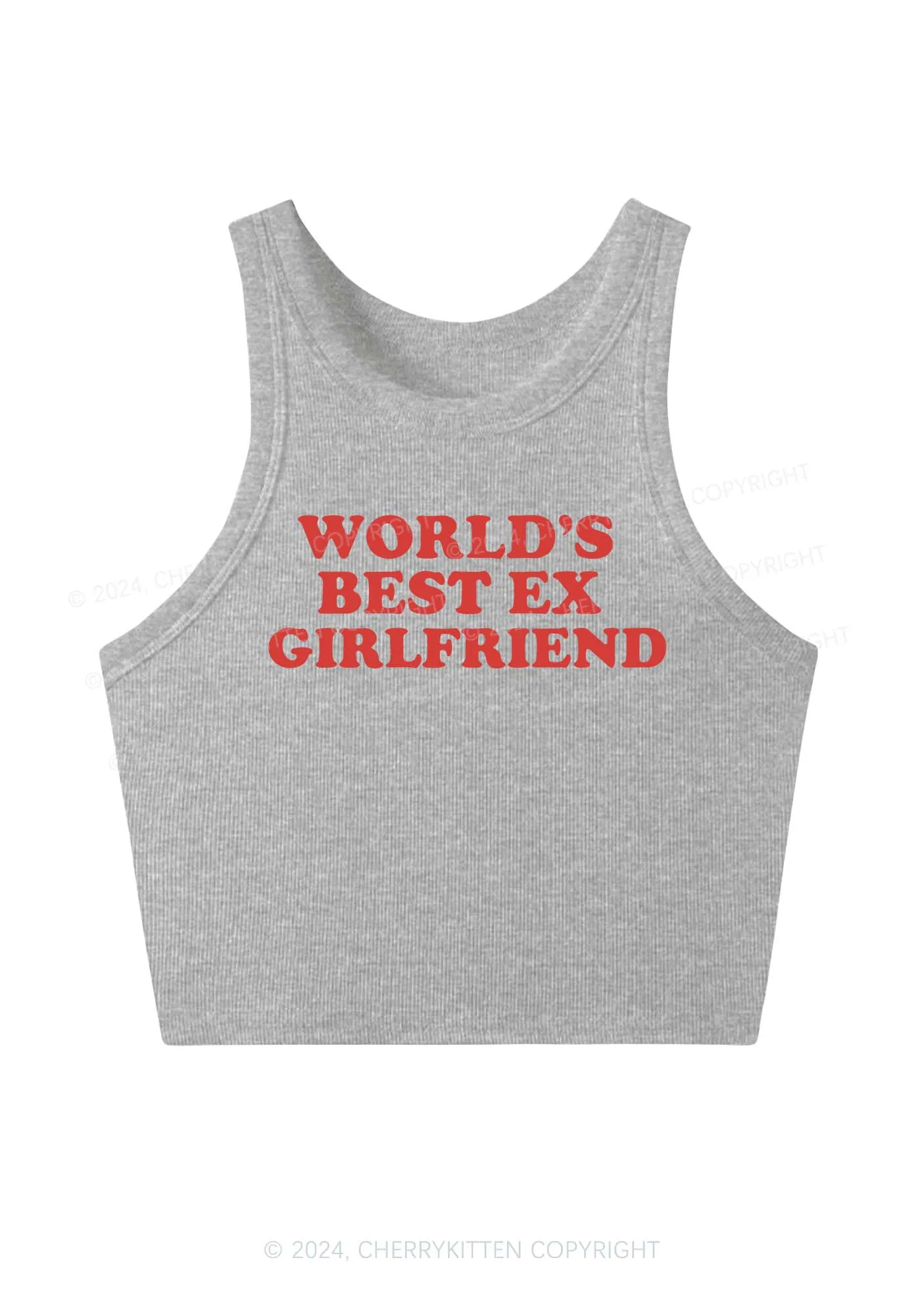 Best Ex Girlfriend Y2K Crop Tank Top Cherrykitten