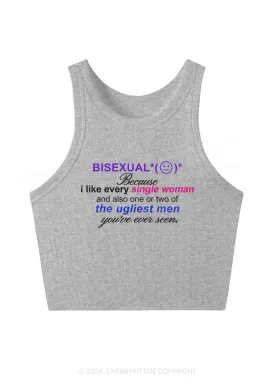 Bisexual Women Y2K Crop Tank Top Cherrykitten