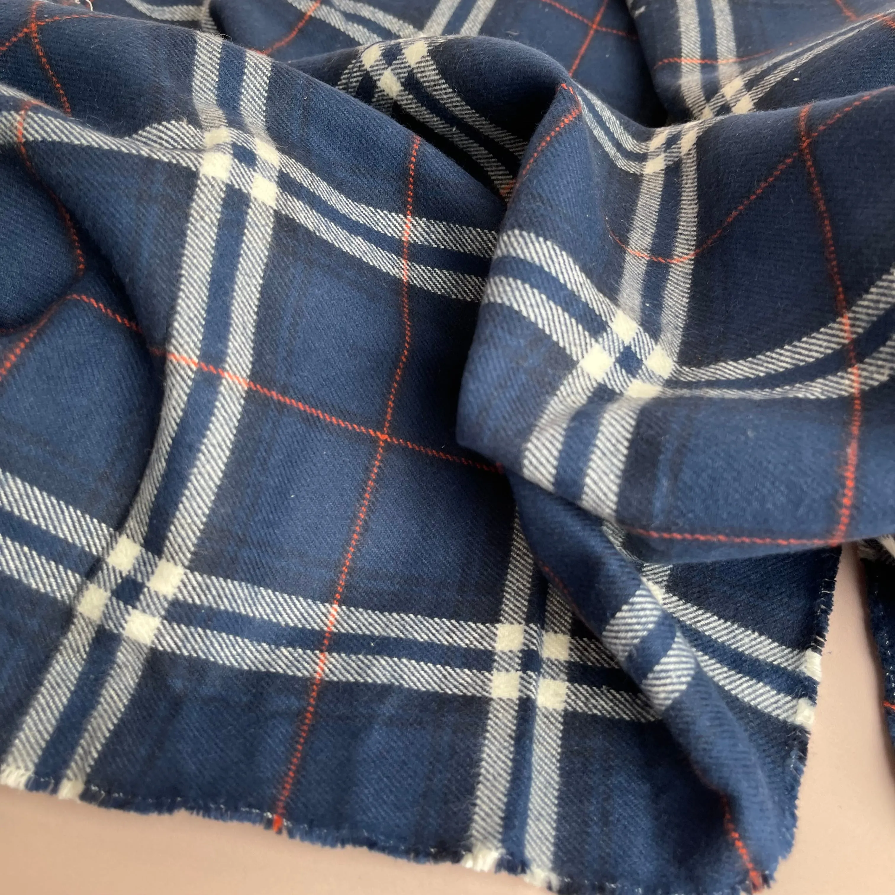 Blue Tahoe Cotton Flannel