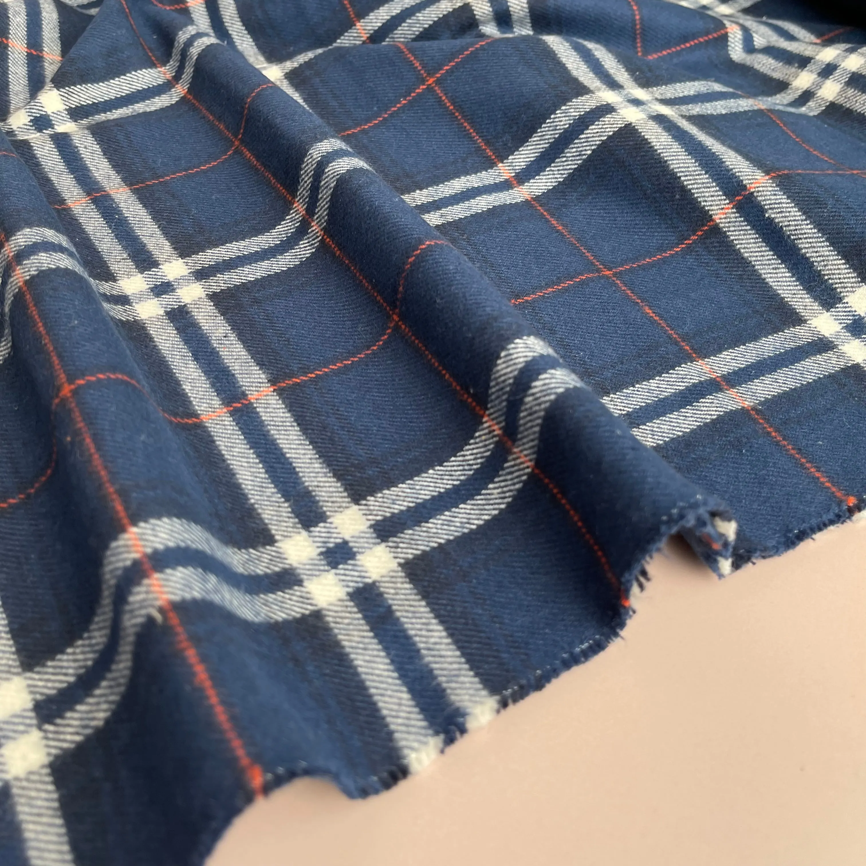 Blue Tahoe Cotton Flannel