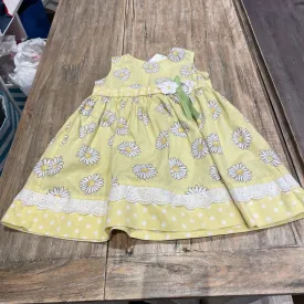 Blueberi Boulevard Yellow daisies Ctnblend tank Dresses 2T