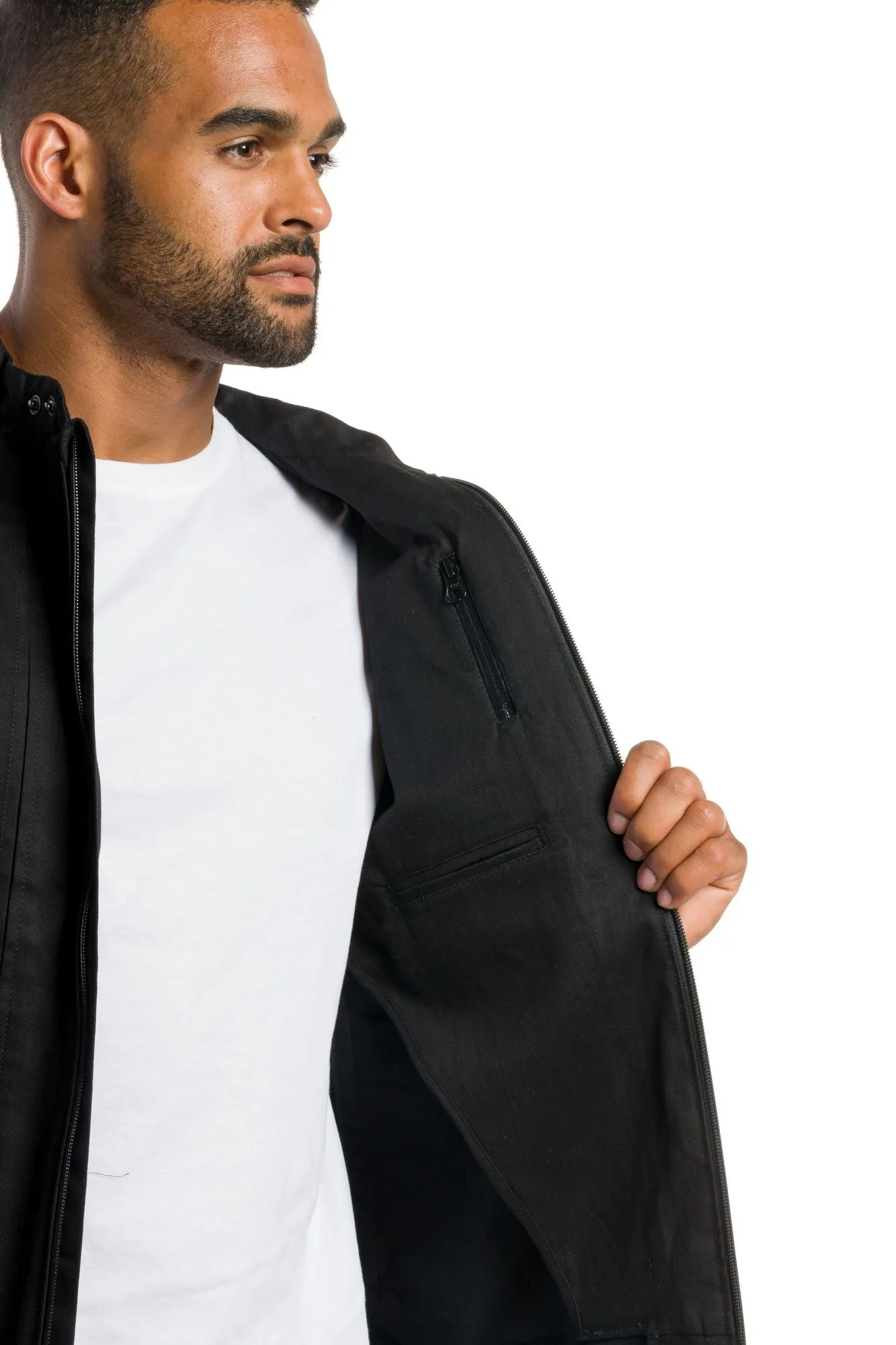 Bronte | Men's Fitted Bomber Cotton Jacket