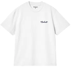 Carhartt WIP Womens Stitch T Shirt White Elder