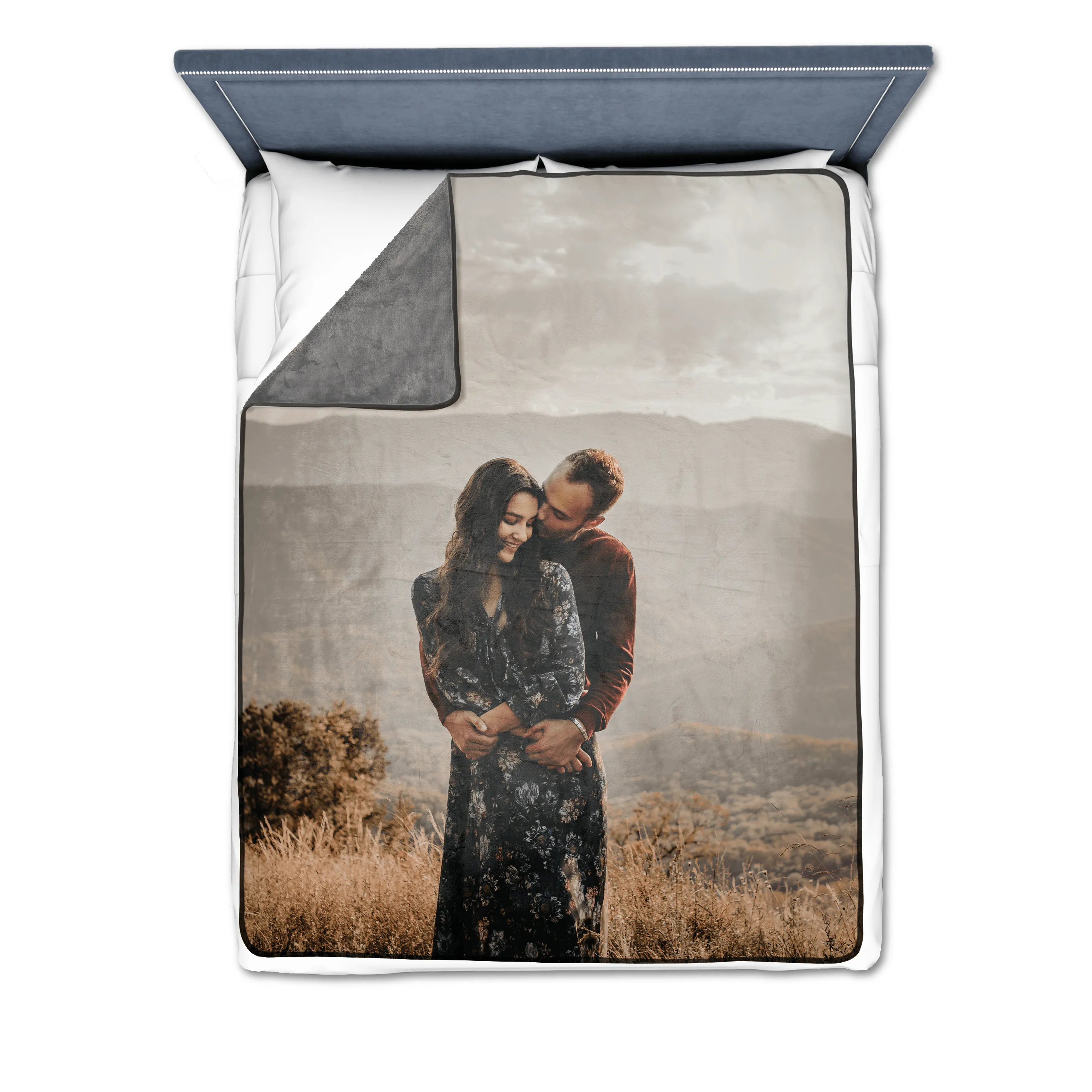 Five Photo Gallery Premium Fleece Photo Blanket