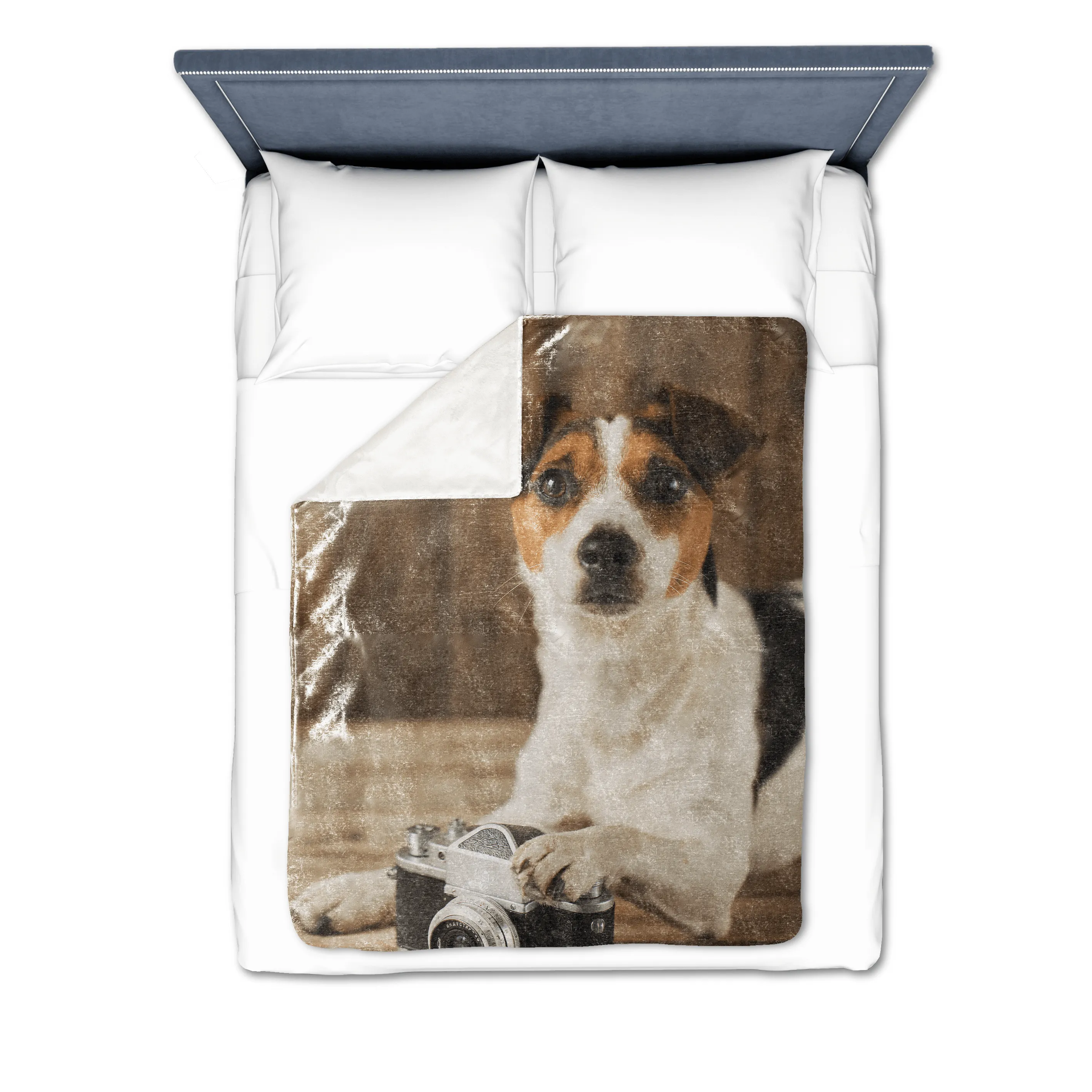 Five Photo Gallery Premium Fleece Photo Blanket