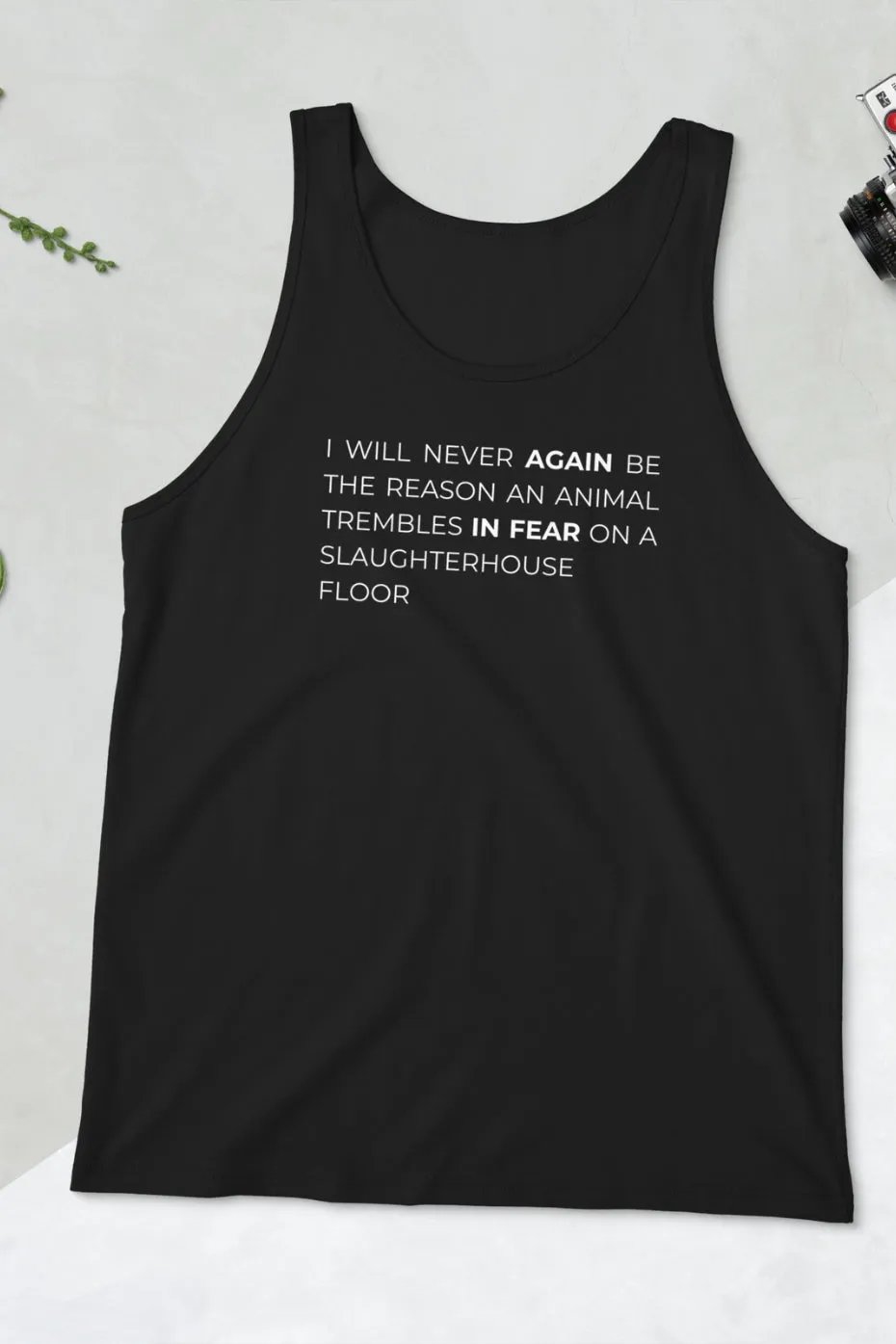 I Will Never Again Unisex Tank Top