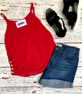 #J235 Swipe Right Tank (Red)