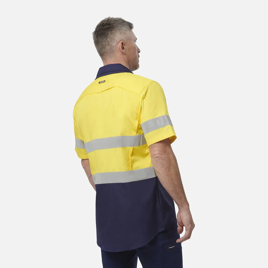 King Gee Workcool 2 Hi-Vis Reflective Short Sleeve Work Shirt (K54885)