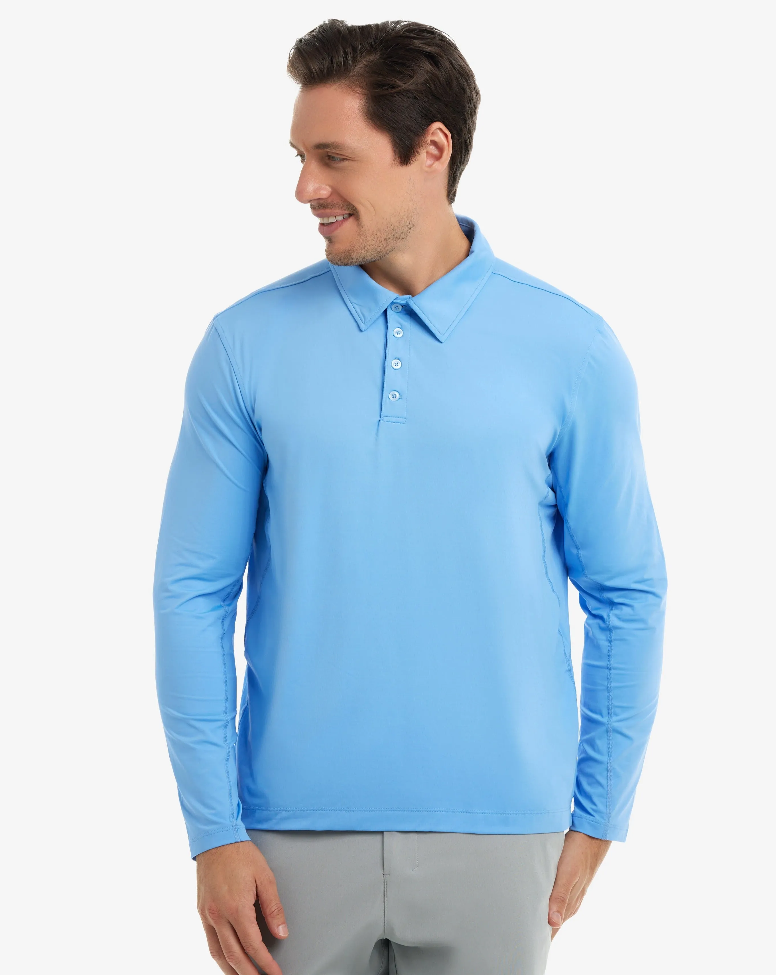 MEN'S LONG SLEEVE COLLARED SHIRT (12004)