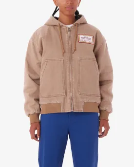 Obey SWANS PULLOVER WORK JACKET - KELP