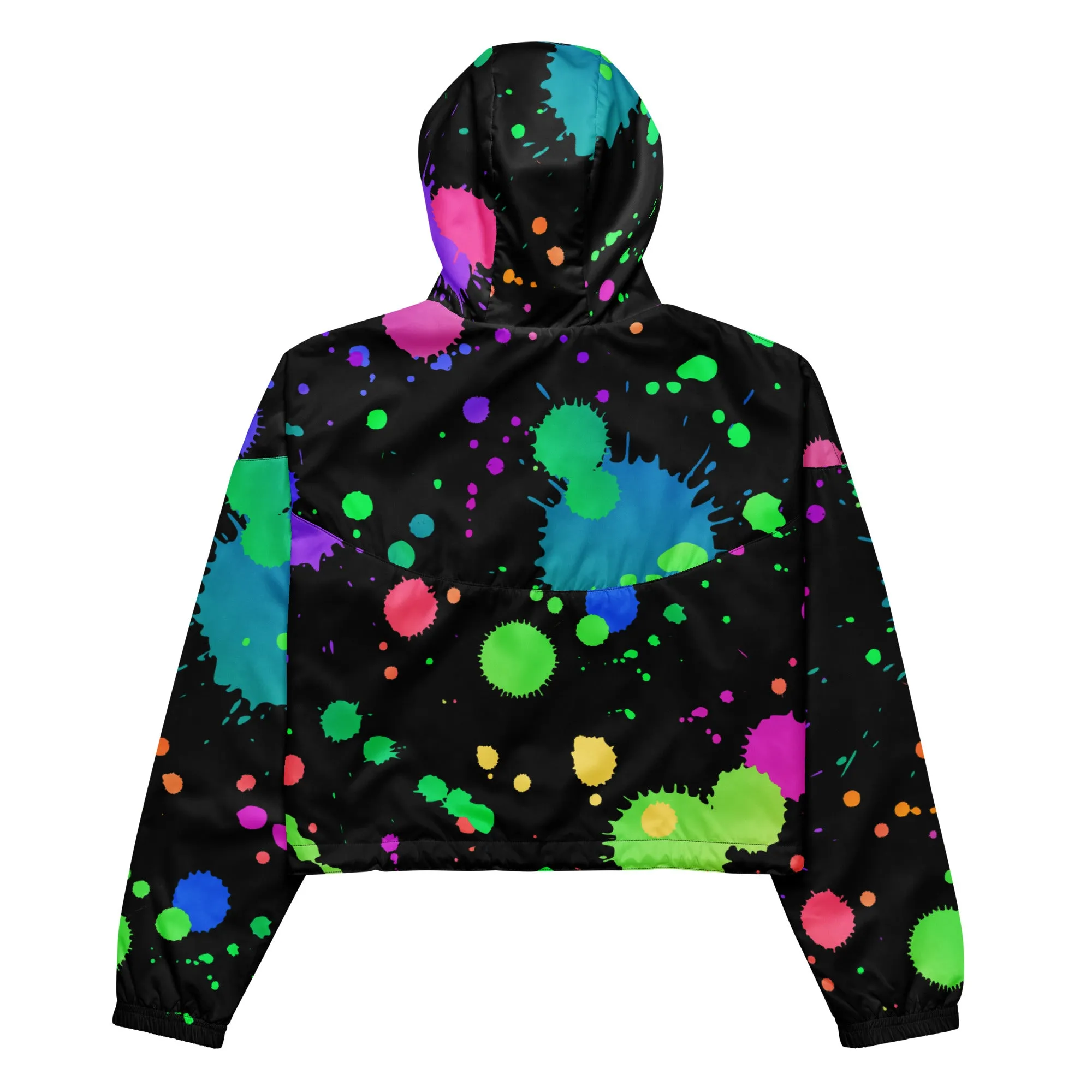 PAINT SPLATTER Women’s cropped windbreaker