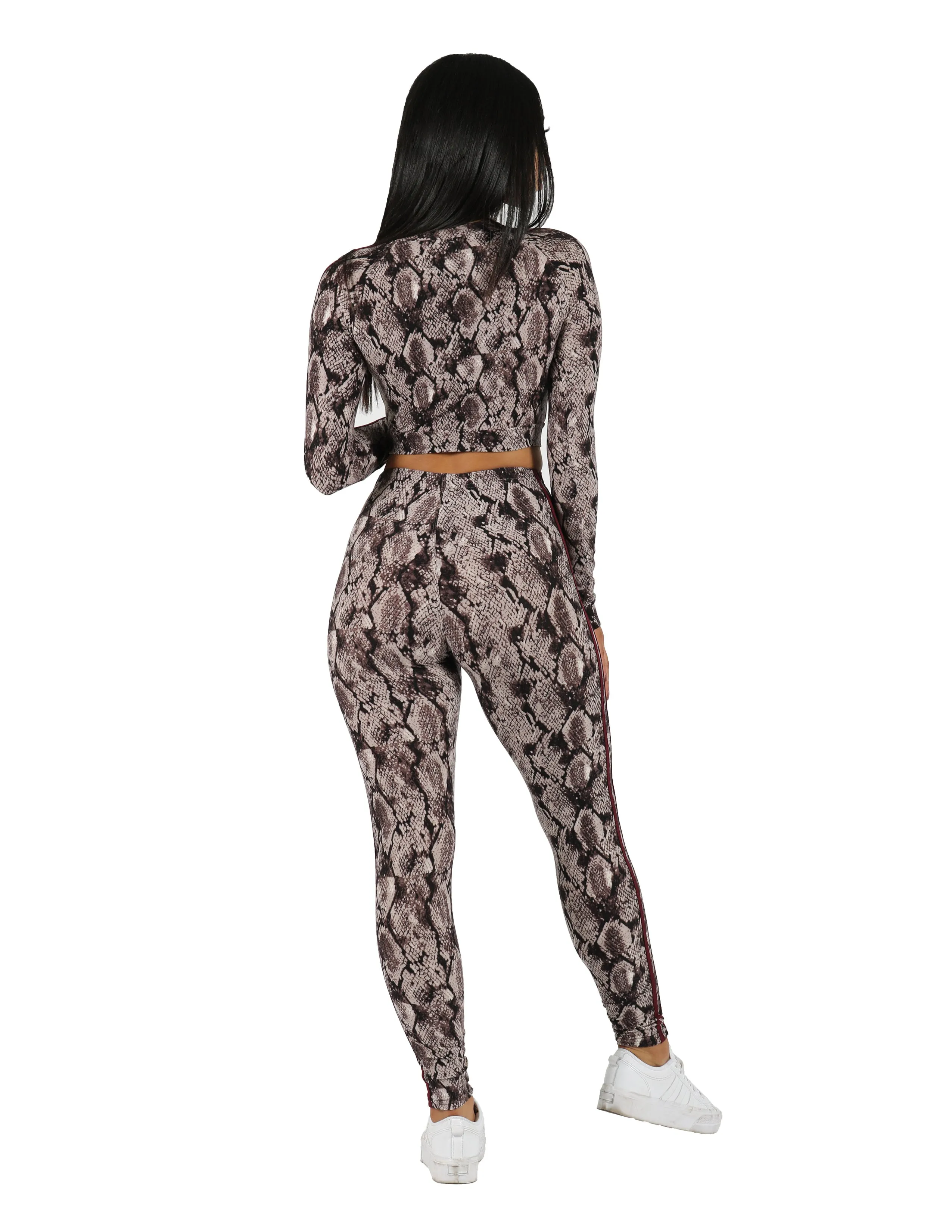 Slayer Two Piece Snake Print Leggings Set