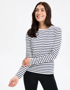 Stripe Long Sleeve T-Shirt UPF 50  Sensitive Collection