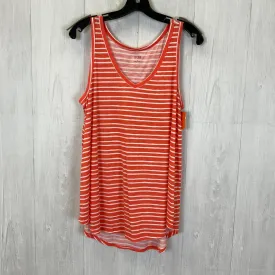 Striped Pattern Tank Top Ana, Size L