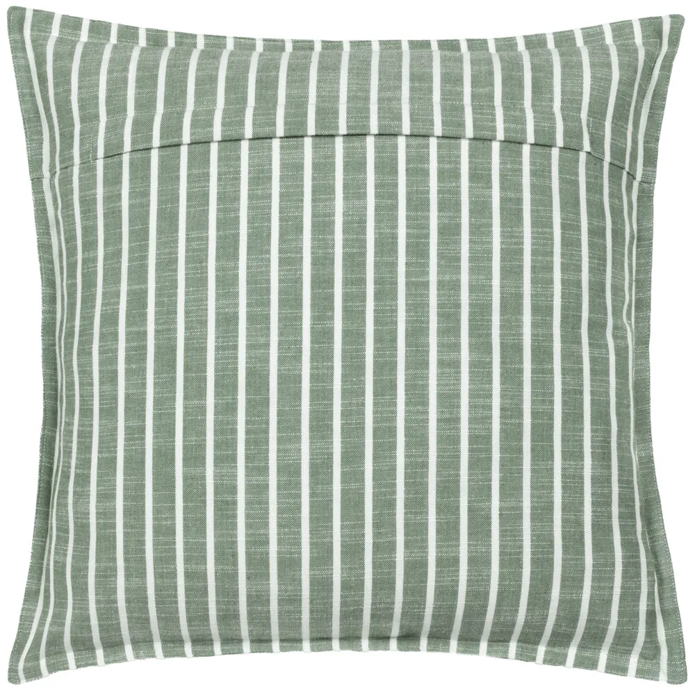 Tala Stripe Reversible Cushion Eucalyptus