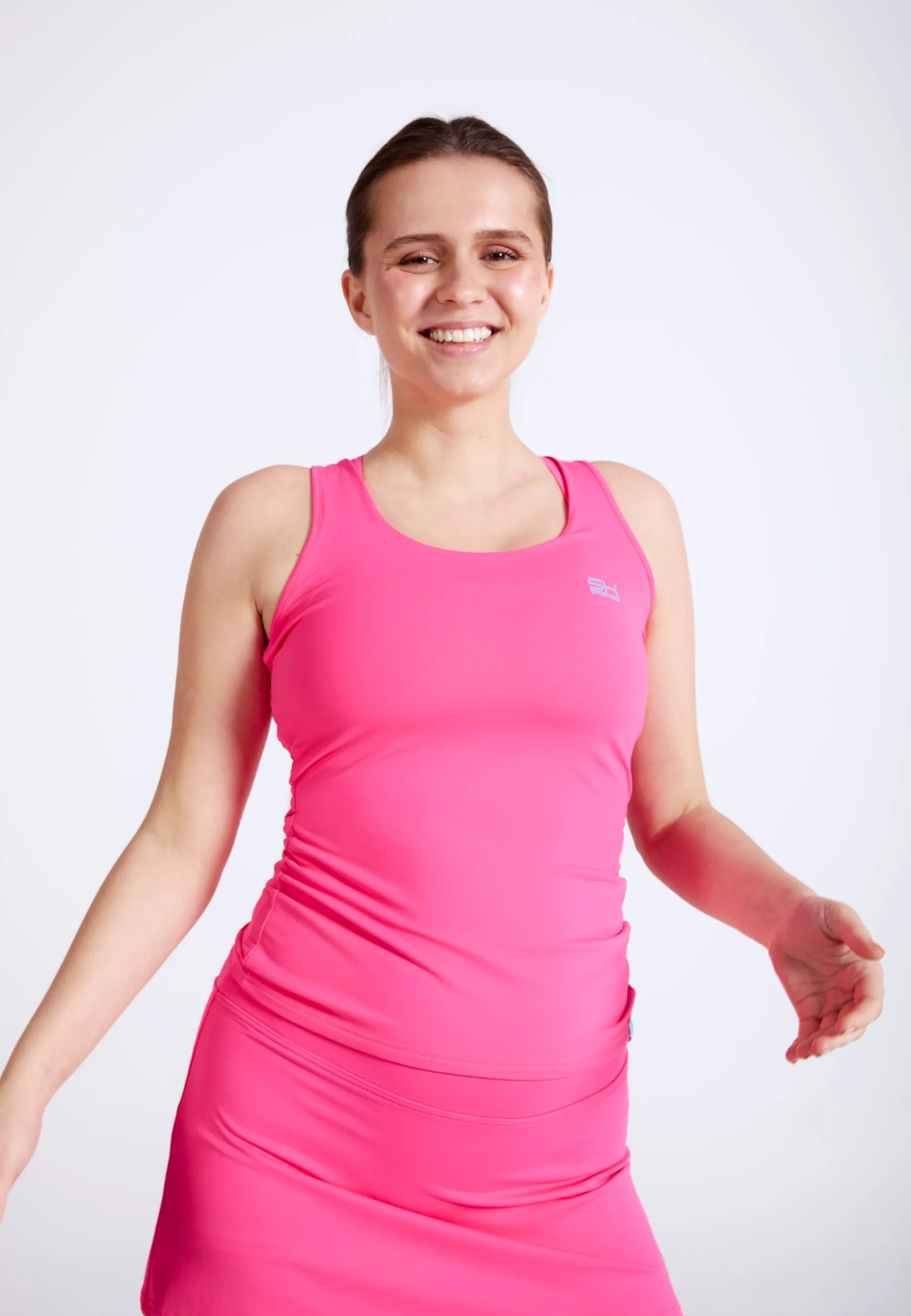 Tennis Tanktop, hibiscus pink