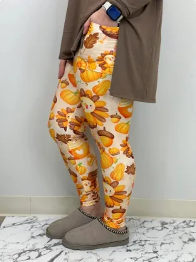 Thanksgiving Leggings w/Pockets - #5674-5675