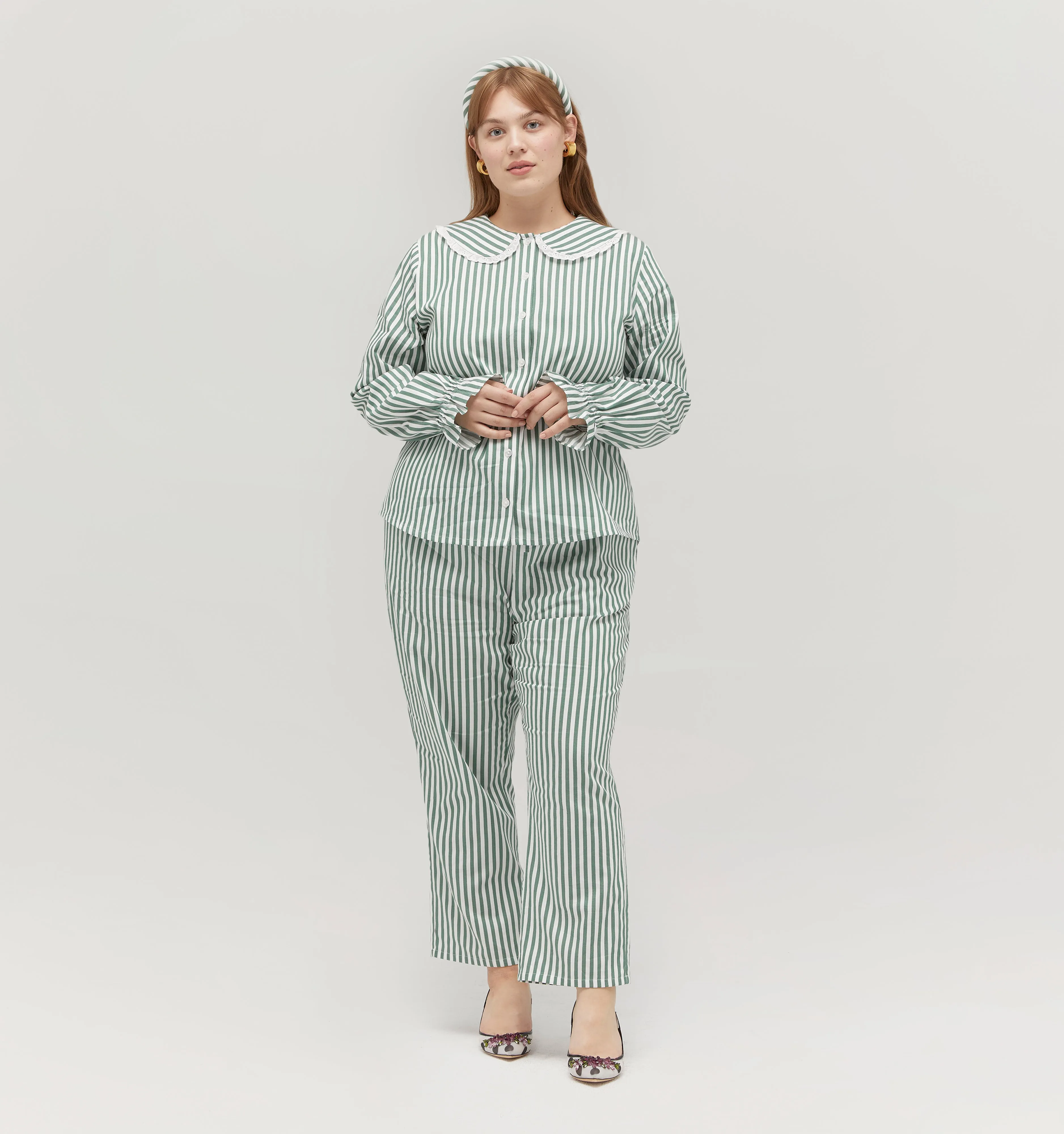 The Cypress Set - Green Stripe