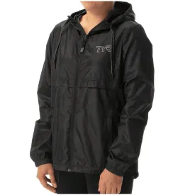 TYR Womens Black Elite Team Windbreaker