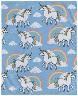 unicorn print blanket